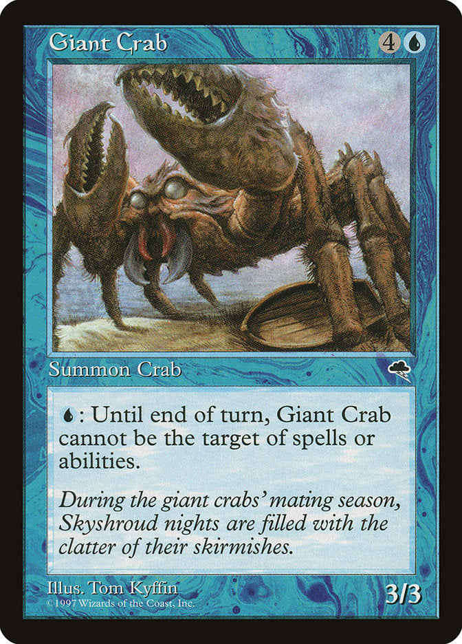 Giant Crab [Tempest] | Golgari Games