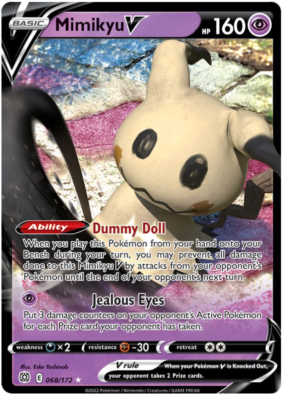 Mimikyu V (068/172) [Sword & Shield: Brilliant Stars] | Golgari Games