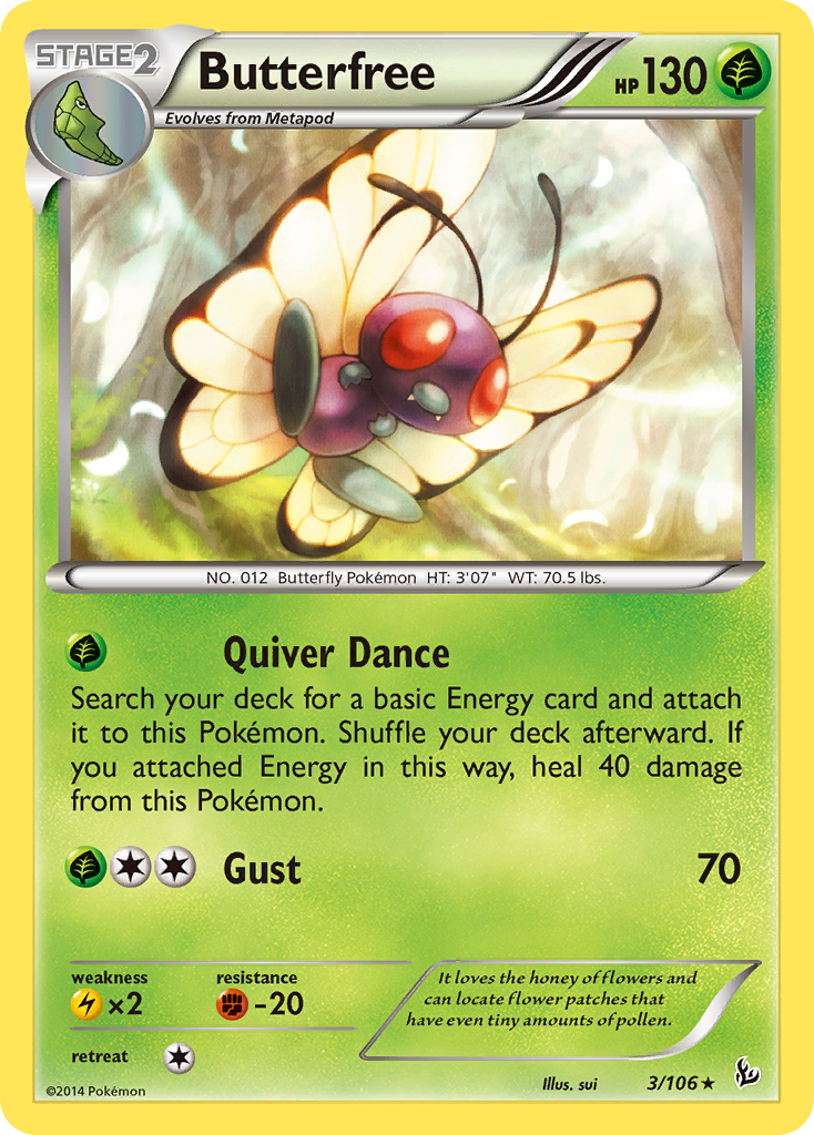 Butterfree (3/106) [XY: Flashfire] | Golgari Games