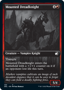 Mounted Dreadknight [Innistrad: Double Feature] | Golgari Games