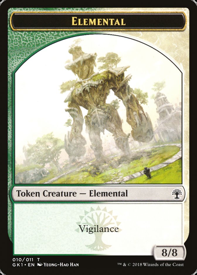 Elemental // Centaur Double-sided Token [Guilds of Ravnica Guild Kit Tokens] | Golgari Games