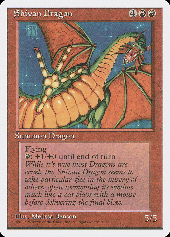 Shivan Dragon [Fourth Edition] | Local Legends