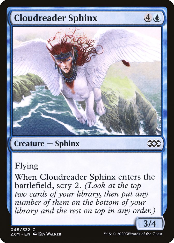 Cloudreader Sphinx [Double Masters] | Golgari Games