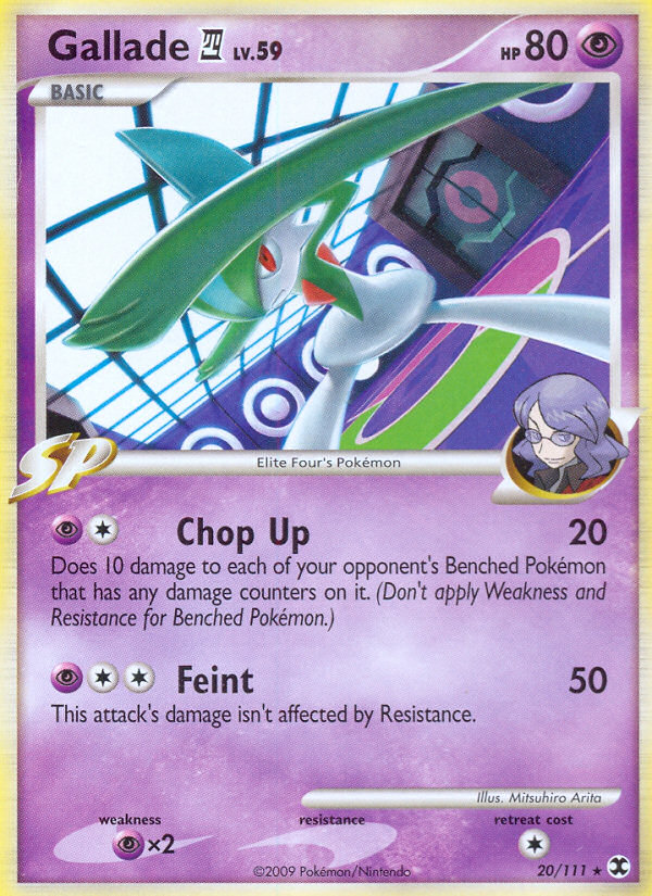 Gallade (20/111) [Platinum: Rising Rivals] | Golgari Games