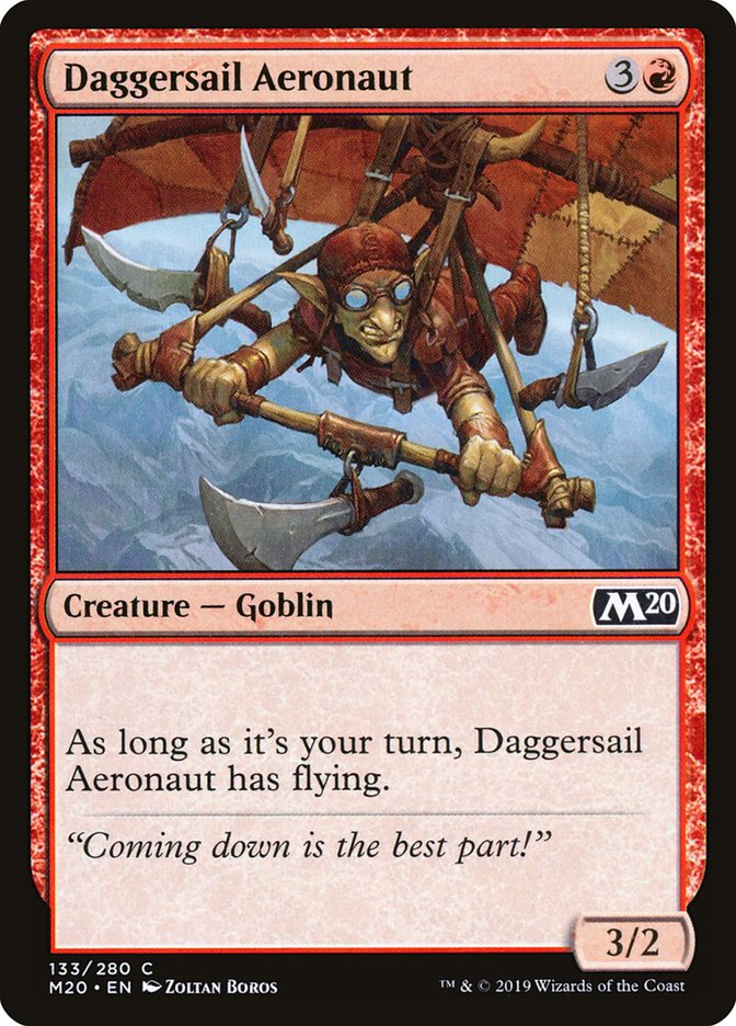 Daggersail Aeronaut [Core Set 2020] | Golgari Games