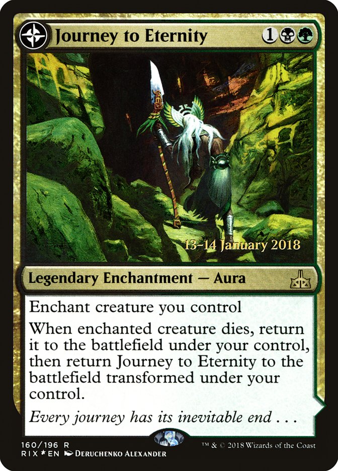 Journey to Eternity // Atzal, Cave of Eternity [Rivals of Ixalan Prerelease Promos] | Local Legends