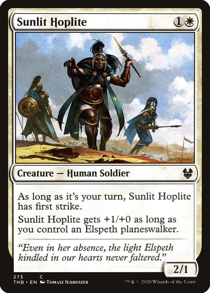 Sunlit Hoplite [Theros Beyond Death] | Local Legends