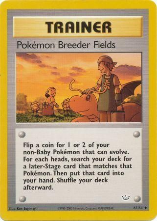 Pokemon Breeder Fields (62/64) [Neo Revelation Unlimited] | Golgari Games