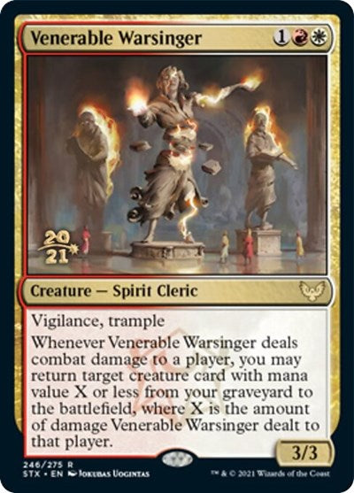 Venerable Warsinger [Strixhaven: School of Mages Prerelease Promos] | Golgari Games