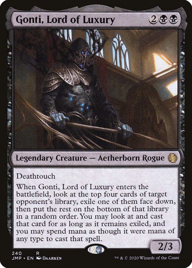 Gonti, Lord of Luxury [Jumpstart] | Golgari Games