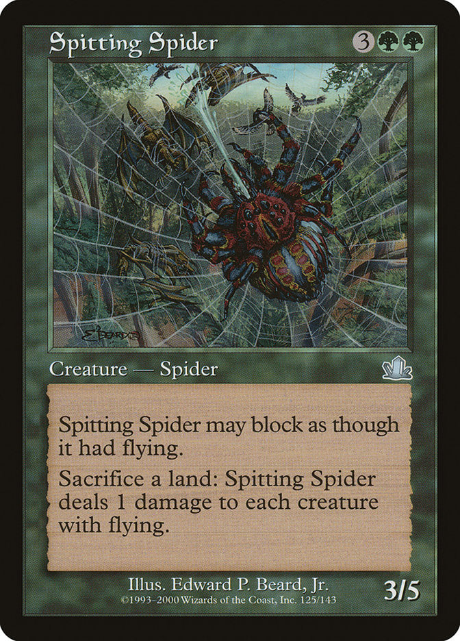 Spitting Spider [Prophecy] | Golgari Games