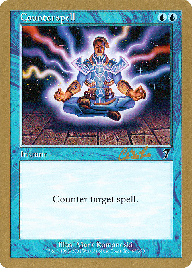 Counterspell (Carlos Romao) [World Championship Decks 2002] | Golgari Games