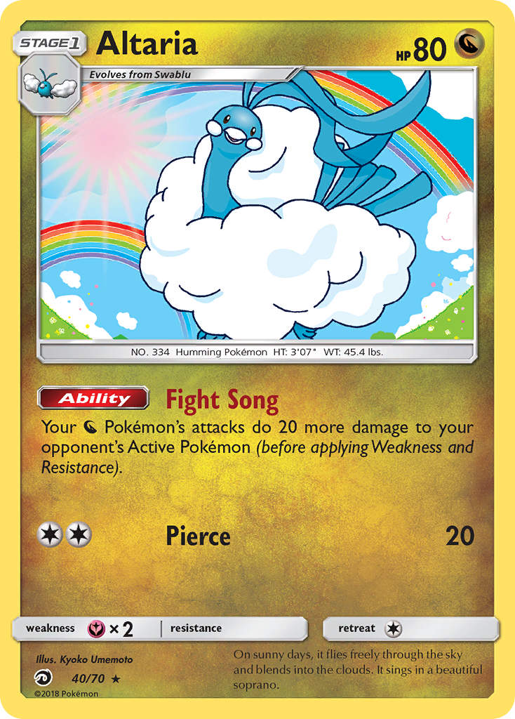 Altaria (40/70) [Sun & Moon: Dragon Majesty] | Local Legends