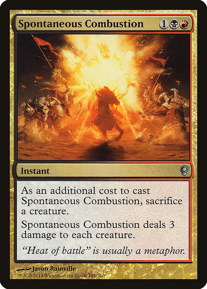 Spontaneous Combustion [Conspiracy] | Golgari Games