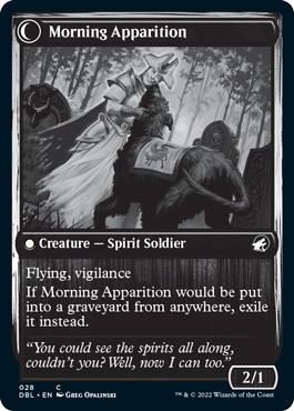 Mourning Patrol // Morning Apparition [Innistrad: Double Feature] | Local Legends