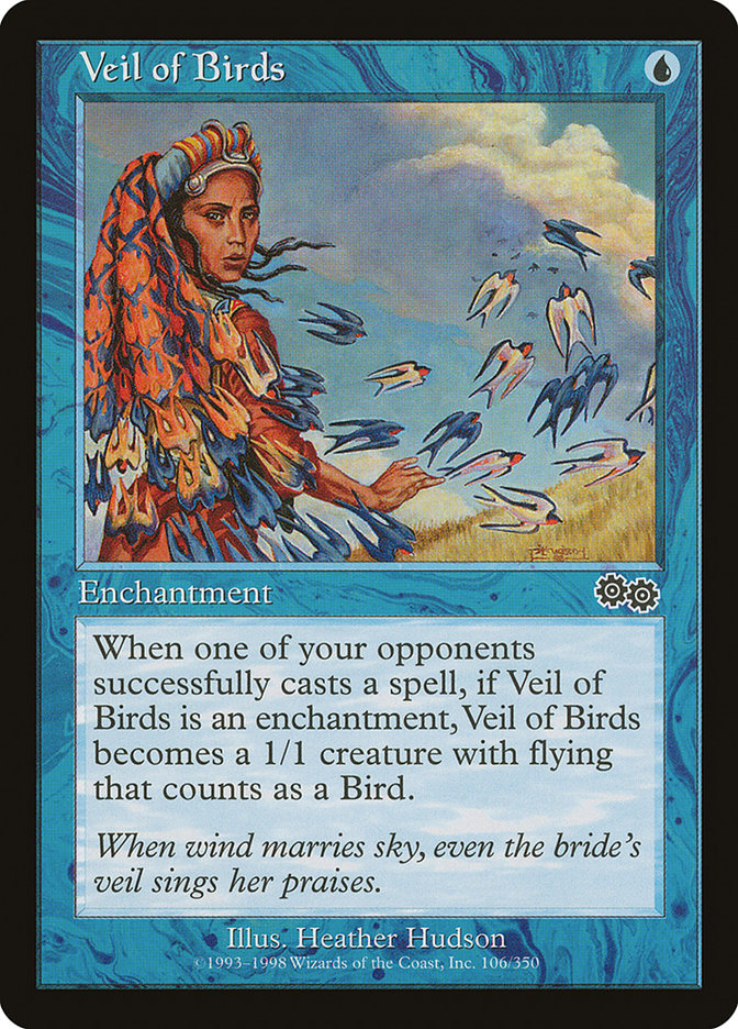 Veil of Birds [Urza's Saga] | Golgari Games