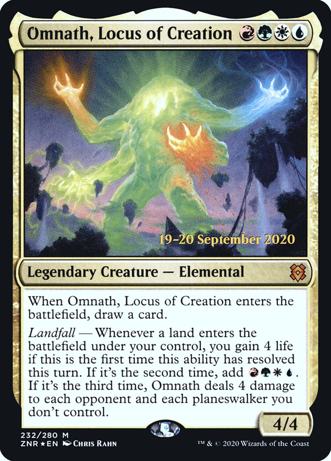 Omnath, Locus of Creation [Zendikar Rising Prerelease Promos] | Golgari Games