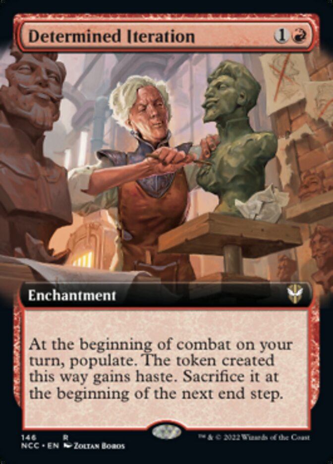Determined Iteration (Extended Art) [Streets of New Capenna Commander] | Local Legends