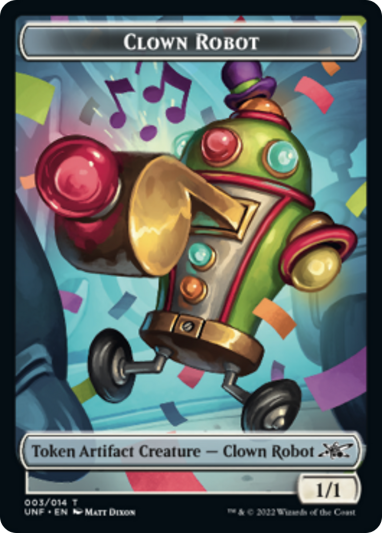 Clown Robot (003) // Balloon Double-sided Token [Unfinity Tokens] | Golgari Games