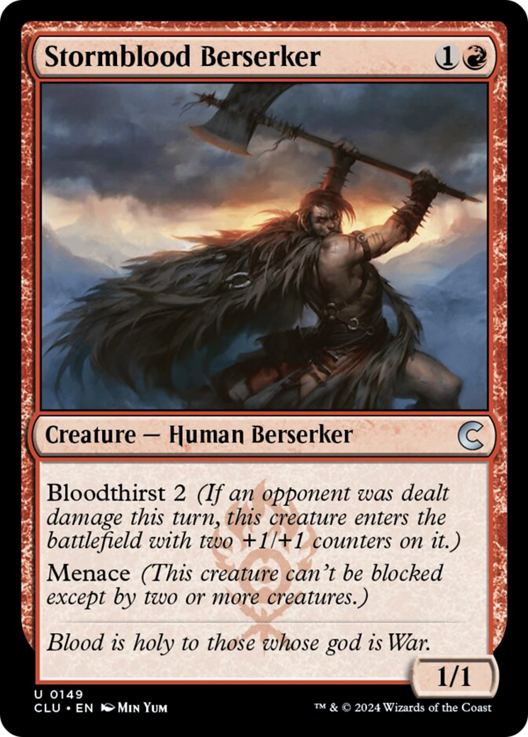 Stormblood Berserker [Ravnica: Clue Edition] | Local Legends