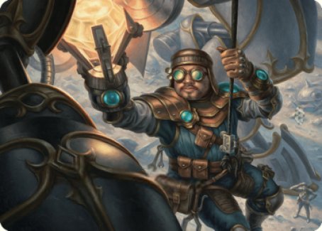 Powerstone Engineer Art Card [The Brothers' War Art Series] | Golgari Games