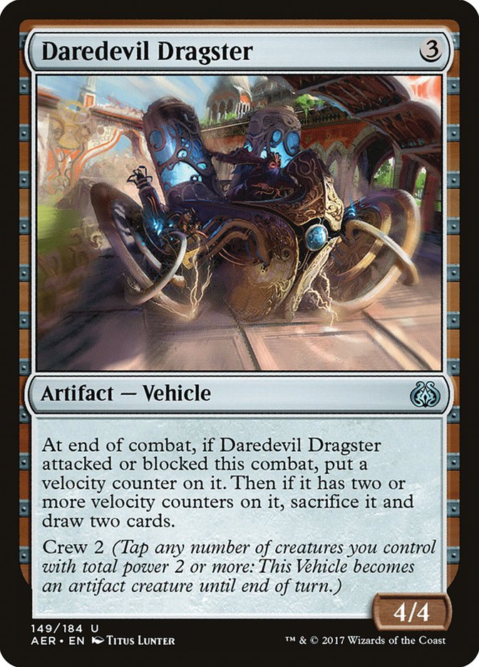 Daredevil Dragster [Aether Revolt] | Golgari Games