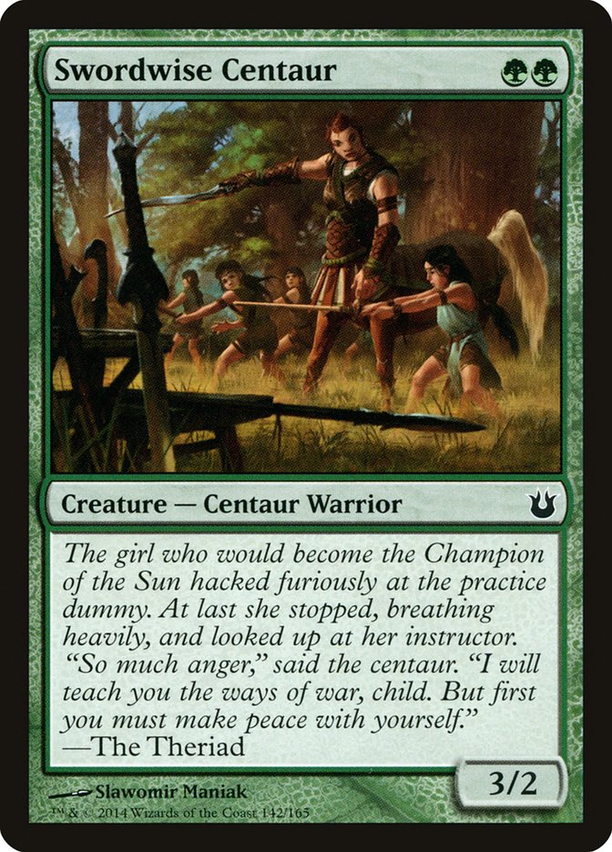 Swordwise Centaur [Born of the Gods] | Golgari Games