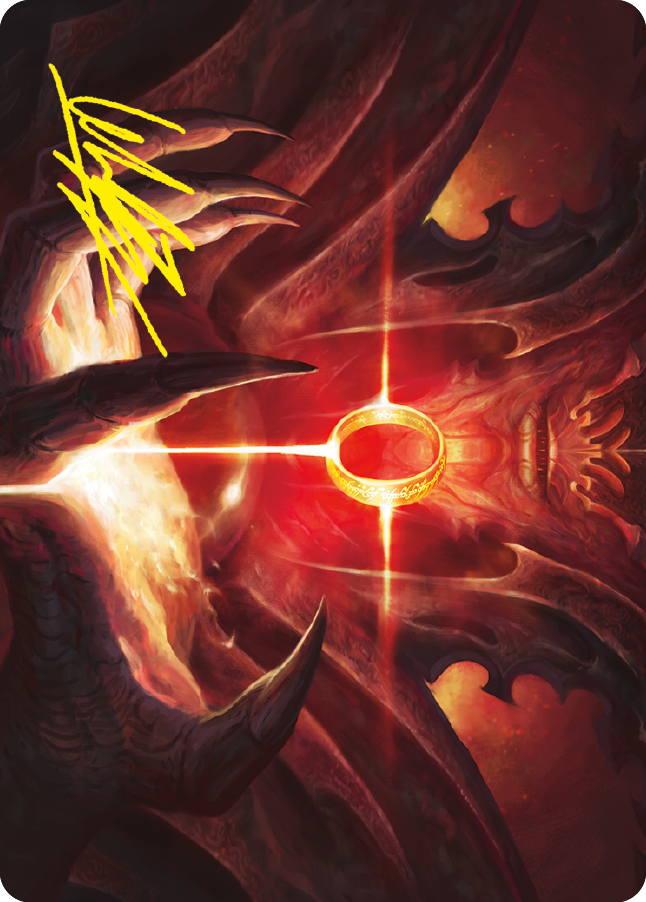Sol Ring Art Card (Gold-Stamped Signature) [The Lord of the Rings: Tales of Middle-earth Art Series] | Local Legends