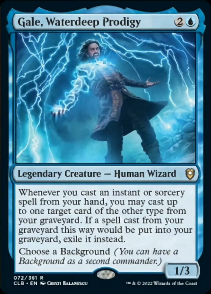 Gale, Waterdeep Prodigy [Commander Legends: Battle for Baldur's Gate] | Local Legends