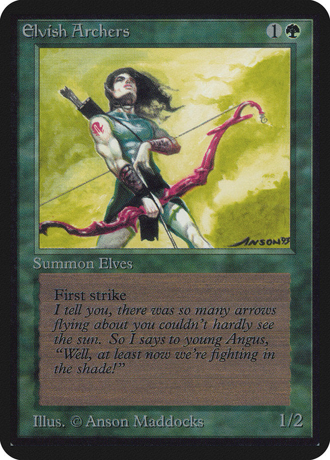 Elvish Archers [Alpha Edition] | Golgari Games