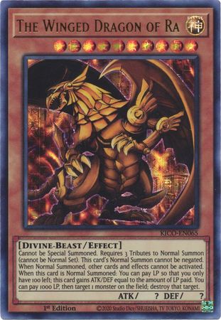 The Winged Dragon of Ra (Ultra Pharaoh's Rare) [KICO-EN065] Ultra Pharaoh’s Rare | Golgari Games