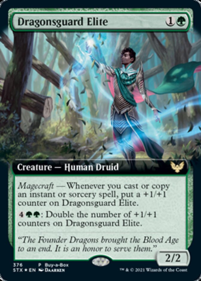 Dragonsguard Elite (Buy-A-Box) [Strixhaven: School of Mages Promos] | Golgari Games