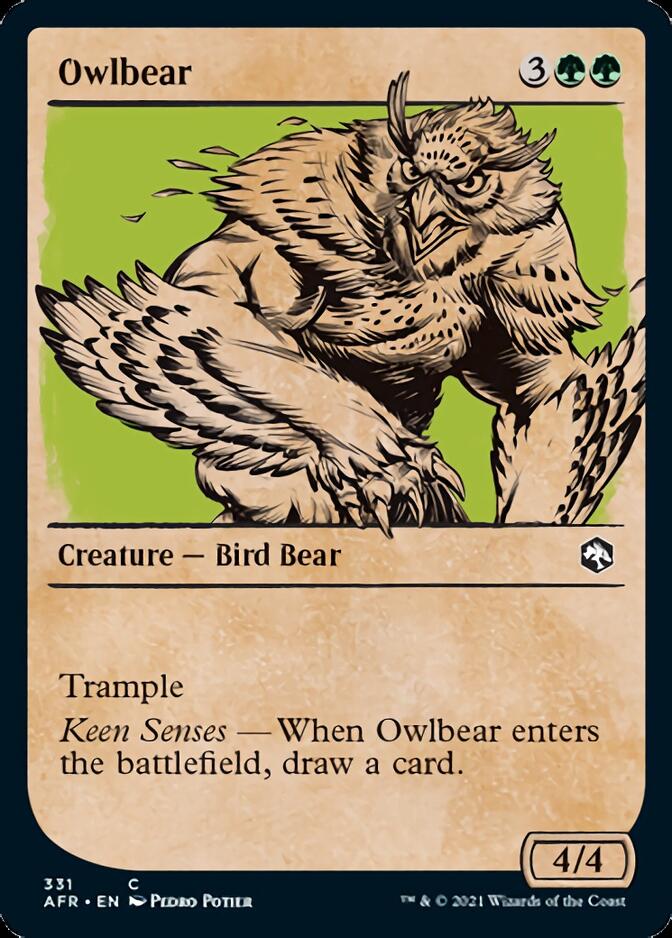 Owlbear (Showcase) [Dungeons & Dragons: Adventures in the Forgotten Realms] | Golgari Games