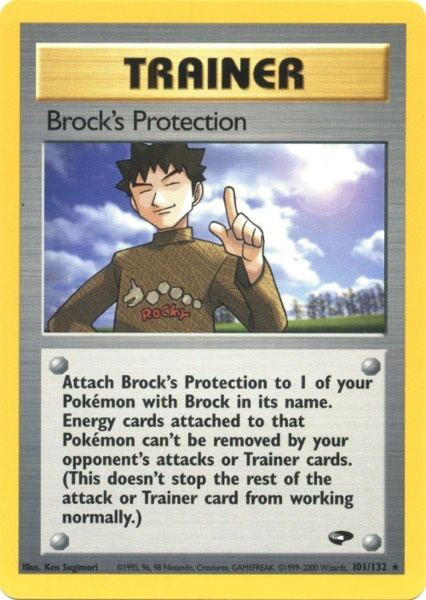 Brock's Protection (101/132) [Gym Challenge Unlimited] | Golgari Games