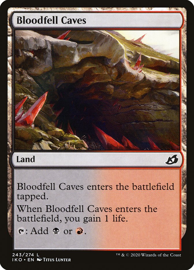 Bloodfell Caves [Ikoria: Lair of Behemoths] | Golgari Games