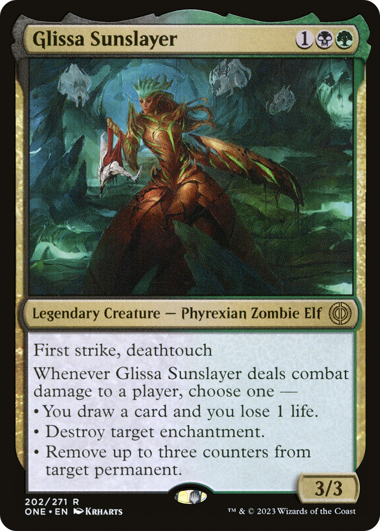 Glissa Sunslayer [Phyrexia: All Will Be One] | Golgari Games