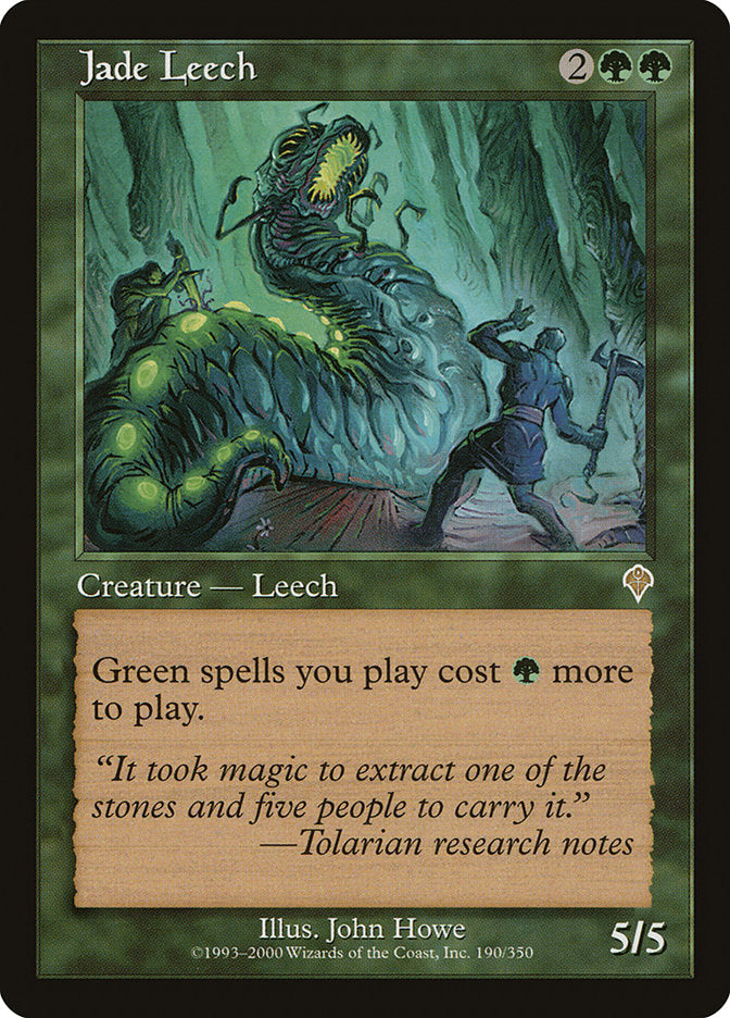 Jade Leech [Invasion] | Golgari Games