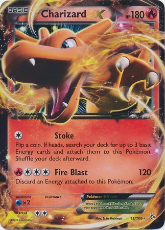 Charizard EX (11/106) (Jumbo Card) [XY: Flashfire] | Golgari Games