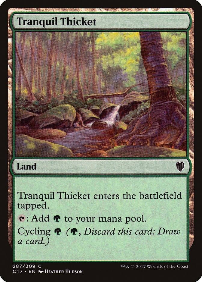 Tranquil Thicket [Commander 2017] | Golgari Games