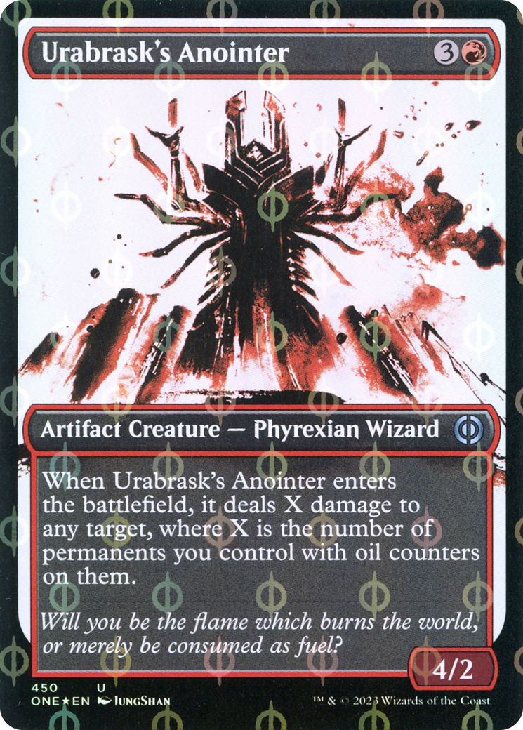 Urabrask's Anointer (Showcase Ichor Step-and-Compleat Foil) [Phyrexia: All Will Be One] | Golgari Games