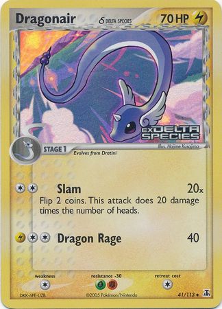 Dragonair (41/113) (Delta Species) (Stamped) [EX: Delta Species] | Golgari Games