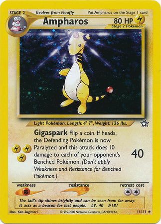 Ampharos (1/111) [Neo Genesis Unlimited] | Golgari Games