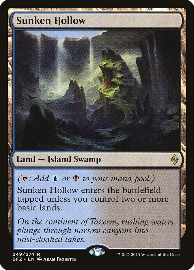 Sunken Hollow [Battle for Zendikar] | Local Legends