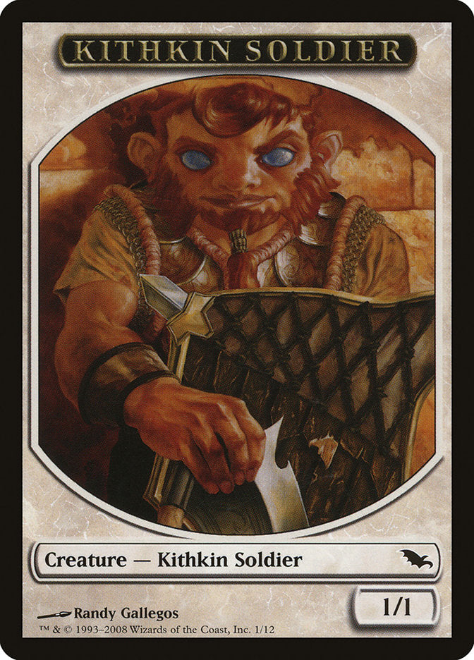 Kithkin Soldier Token [Shadowmoor Tokens] | Golgari Games