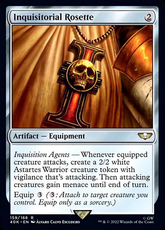 Inquisitorial Rosette (Surge Foil) [Universes Beyond: Warhammer 40,000] | Local Legends