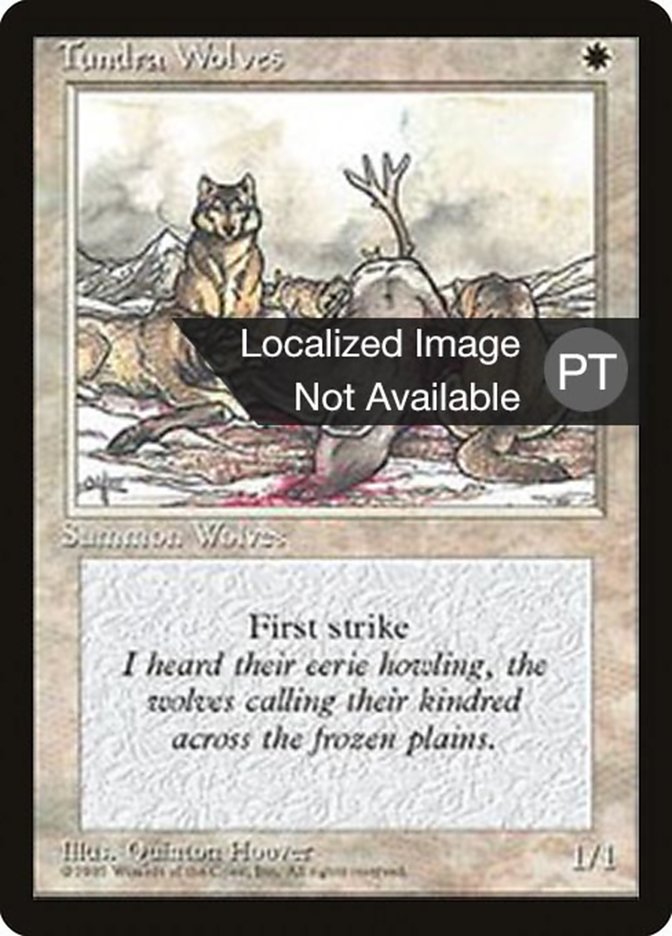 Tundra Wolves [Fourth Edition (Foreign Black Border)] | Local Legends