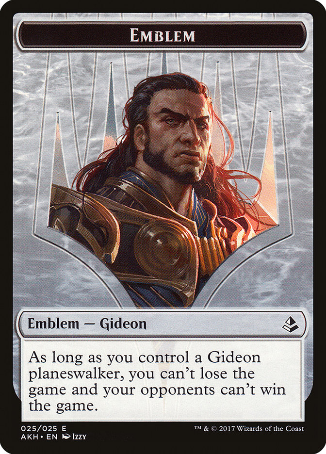 Gideon of the Trials Emblem [Amonkhet Tokens] | Golgari Games