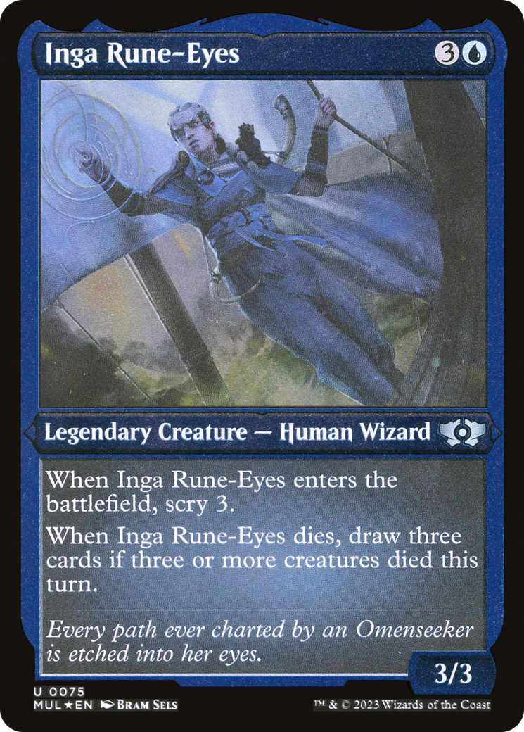 Inga Rune-Eyes (Foil Etched) [Multiverse Legends] | Local Legends
