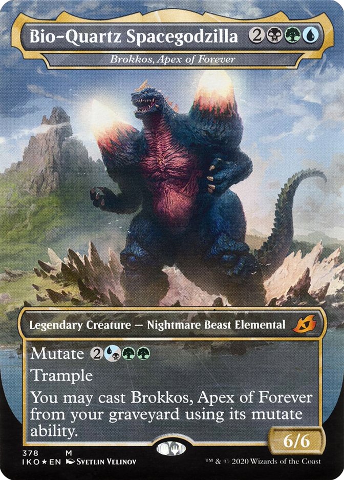 Brokkos, Apex of Forever - Bio-Quartz Spacegodzilla (Godzilla Series) [Ikoria: Lair of Behemoths] | Local Legends