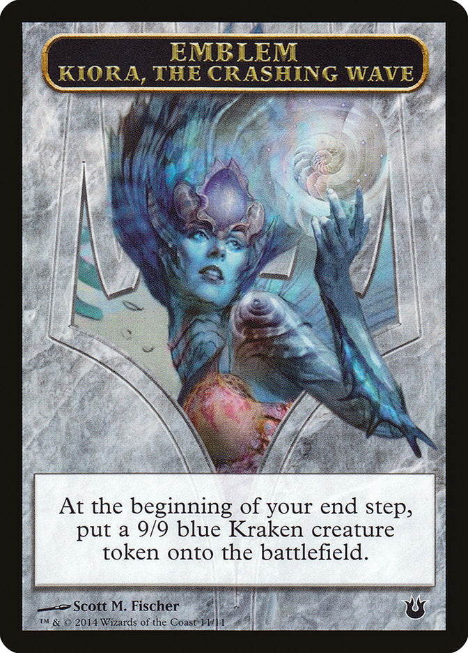 Kiora, the Crashing Wave Emblem [Born of the Gods Tokens] | Local Legends